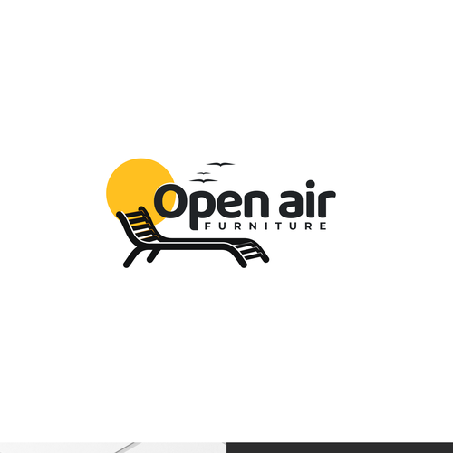 Positive design with the title 'Open Air Furniture'