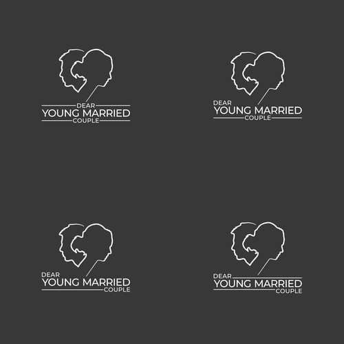Marriage design with the title 'Dear Young Married Couple, Marriage Counselling'