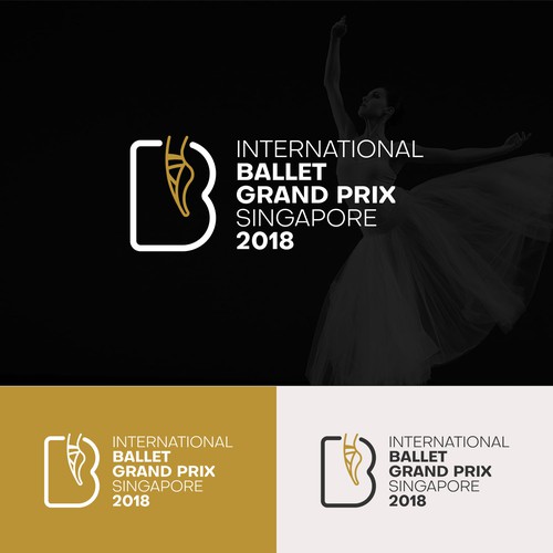 Singapore design with the title 'International Ballet Grand Prix Singapore'