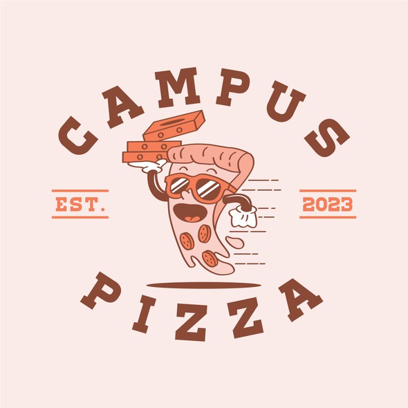 Campus logo with the title 'Winner of CAMPUS PIZZA Contest'
