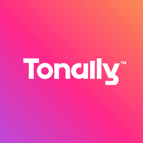 Music design with the title 'Tonally'