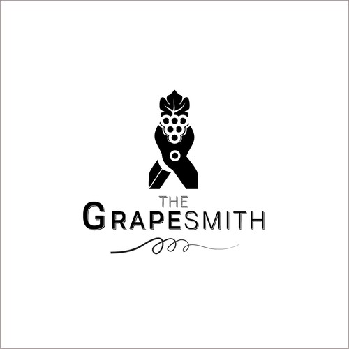 Blacksmith design with the title 'The Grapesmith'