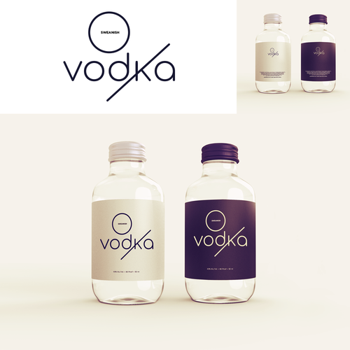 Liquor label with the title 'Bold Logo for Vodka Label'