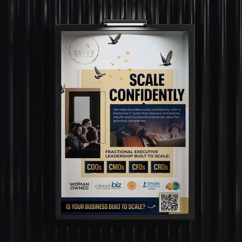 Illustrator design with the title 'UNIQUE & BOLD POSTER designs'