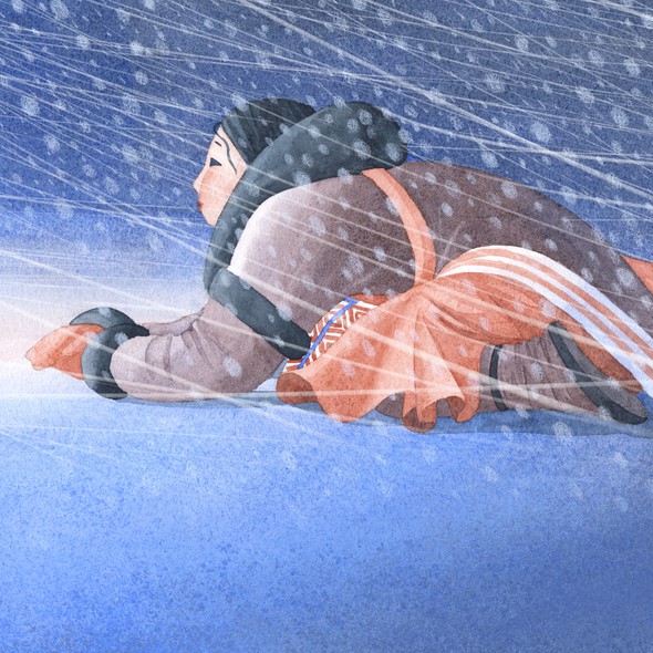 Watercolor artwork with the title 'Yuka and the Universe by Wade F. Wilson'