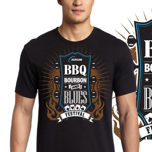Festival t-shirt with the title 'bbq tshirt'