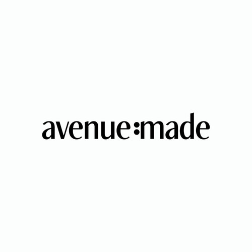 Neat logo with the title 'Minimal and aesthetic design for Avenue Made'