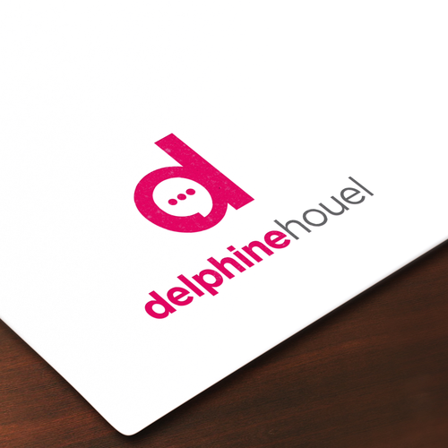 Writer logo with the title 'delphine houel'