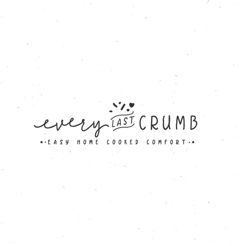 Cooking design with the title 'Every last crumb'