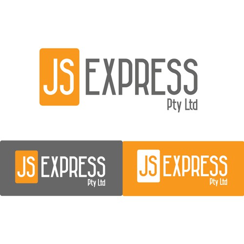 Express design with the title 'Transport company logo'