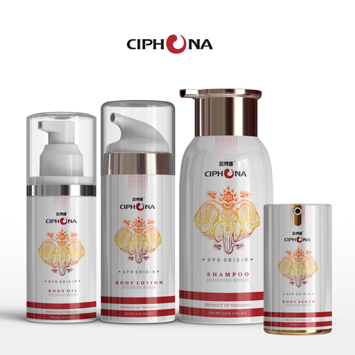 Product label with the title 'Ciphona'