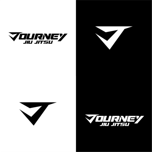 Journey logo with the title 'modern logo for a fightwear clothing brand'