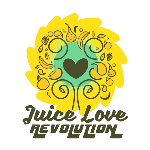 Healthy brand with the title 'Colorful logo for packaging'