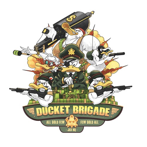 Money illustration with the title 'T shirt design entry'