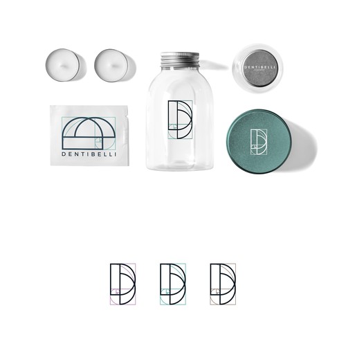Dental logo with the title 'Logo design concept for Denti Belli Dentistry'