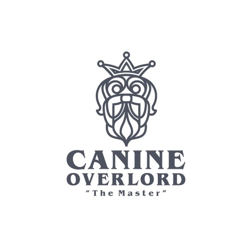 Trainer logo with the title 'Canine Overlord'