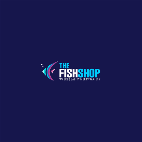 Shop brand with the title 'Bold Logo For Your Great Fish Shop'