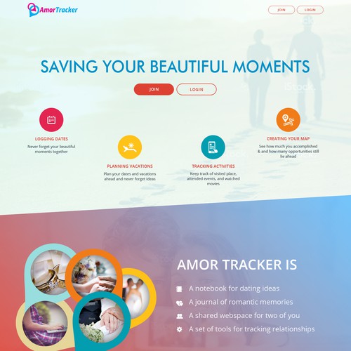 Couples design with the title 'Dating site'