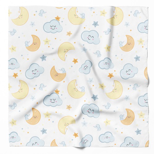 Pattern design artwork with the title 'Baby blanket'