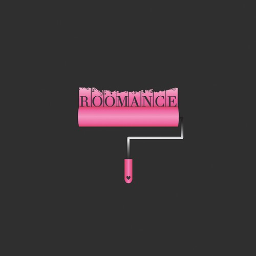 Pink brand with the title 'Logo for room makeover'