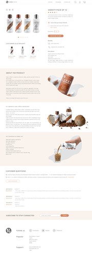 Icon website with the title 'Design the CLEANEST product page of all time'