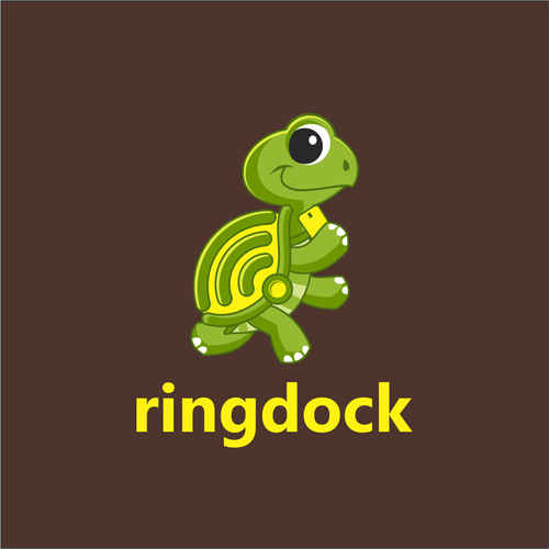 Turtle logo with the title 'RingDock'