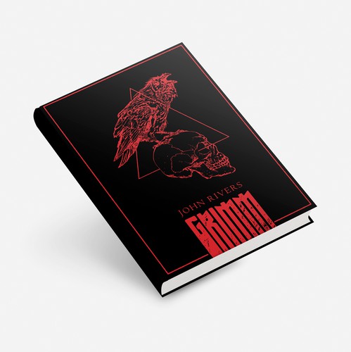 Dark artwork with the title 'Book cover'