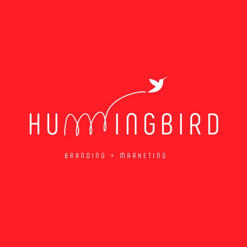 Best design with the title 'humming bird logo'