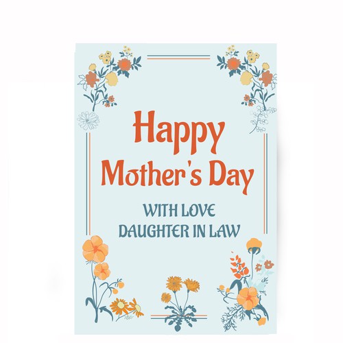 Decorative design with the title 'greeting card'