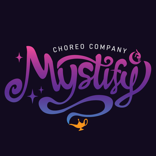 Sketchbook logo with the title 'Mystical logo for Mystify'