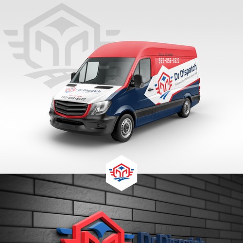 Transportation brand with the title 'Dr Dispatch'