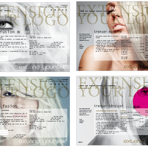 Beauty website with the title 'Help Beauty Website with a new website design'