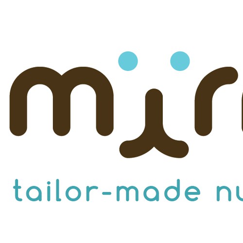Pet food logo with the title 'Logo design for MIRRO'