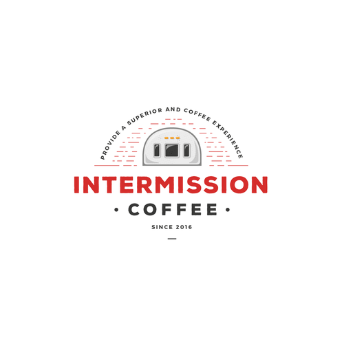 Adobe creative cloud logo with the title 'Intermission Coffee'