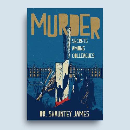 Campus design with the title 'Murder Book'