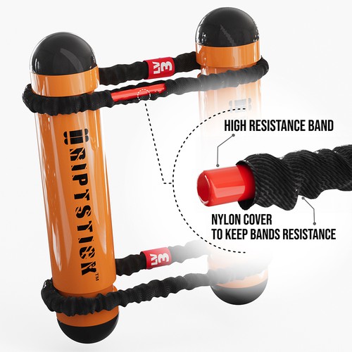 Rendering design with the title 'Riptstick Amazon Infographic Image'