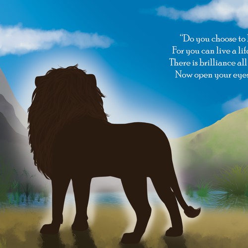 Digital illustration with the title 'Page of book'