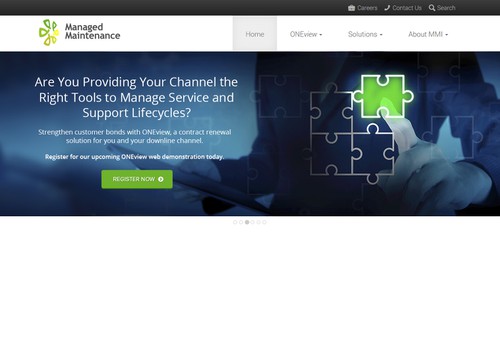 SaaS design with the title 'Website Banner for SaaS Technology Company'