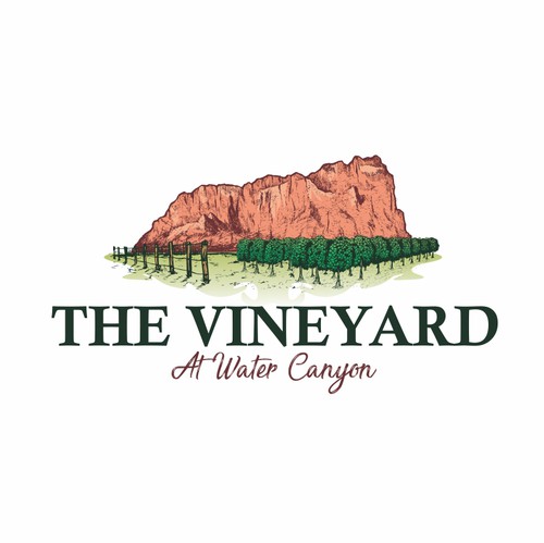 Grape logo with the title 'The Vineyard'