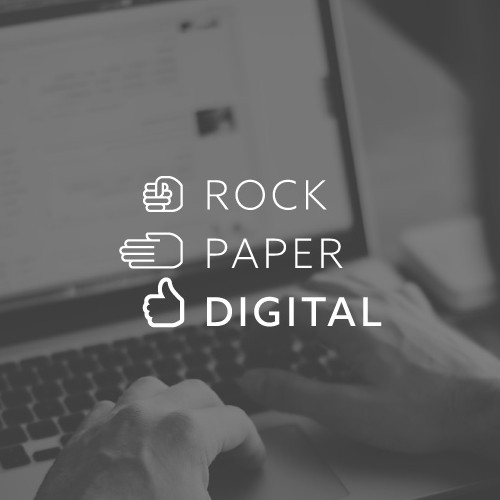 Digital marketing logo with the title 'Branding for a digital marketing company'