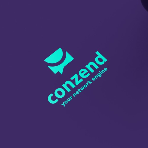 Email logo with the title 'conzend - your network engine'