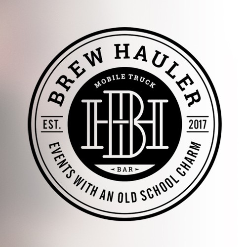 Creative trucking logo with the title 'Brew H'