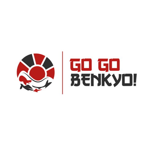 Translation design with the title 'Crisp Logo concept for Go Go Benkyo!'