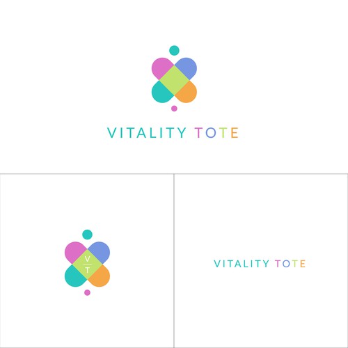 Childcare logo with the title 'Feminine and Luxurious logo for VITALITY TOTE'