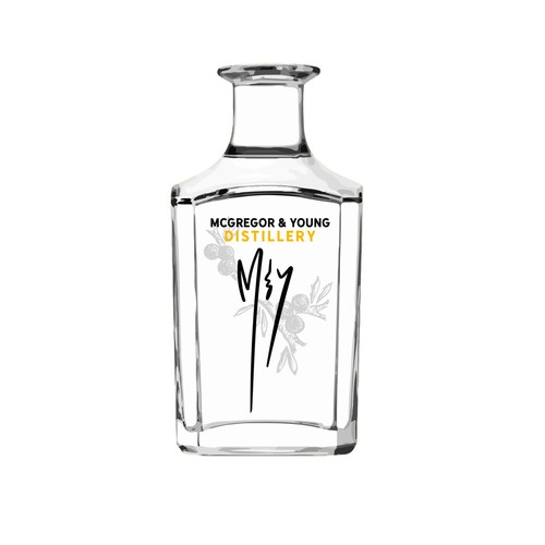 Distillery logo with the title 'Logo concept for distillery'