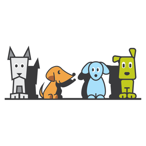 Tag design with the title 'Set of illustrations'