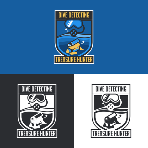 Hunter design with the title 'Dive Hunter'