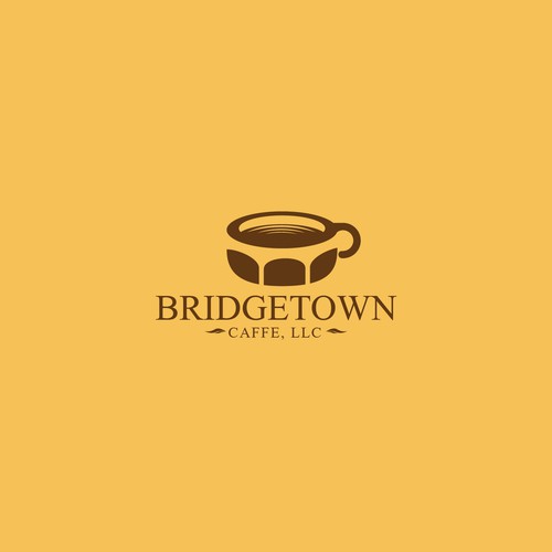 Bridge logo with the title 'Bridgetown Coffee Place'
