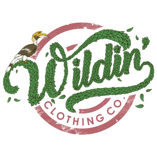 Detailed t-shirt with the title 'Wildin' Clothing Co.'