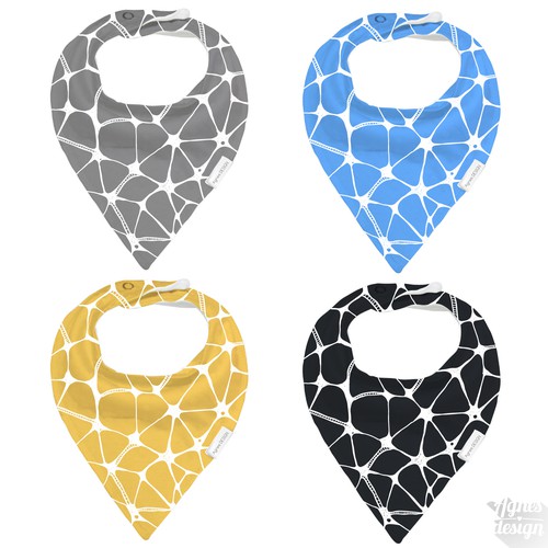 Textile design with the title 'Pattern design'